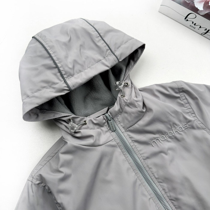 Marakas™ Вітрівка на мікрофлісі сіра