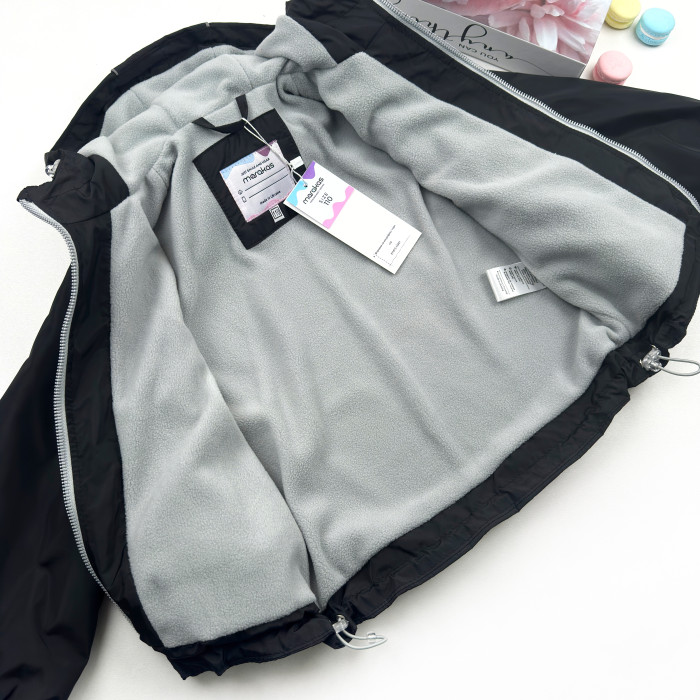 Marakas™ Вітрівка на мікрофлісі чорна