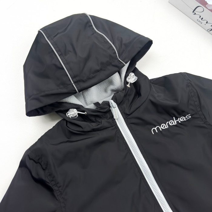 Marakas™ Вітрівка на мікрофлісі чорна