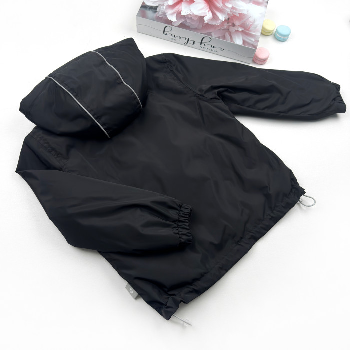 Marakas™ Вітрівка на мікрофлісі чорна