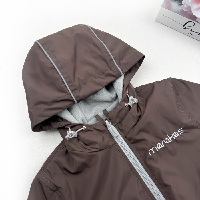 Marakas™ Вітрівка на мікрофлісі коричнева