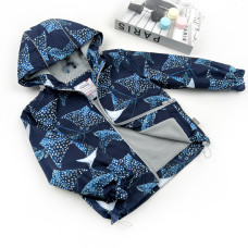 Ветровка на микрофлисе Скаты