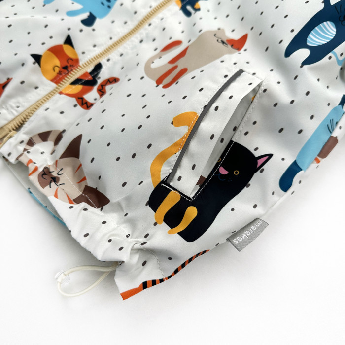 Marakas™ Вітрівка на мікрофлісі Коти