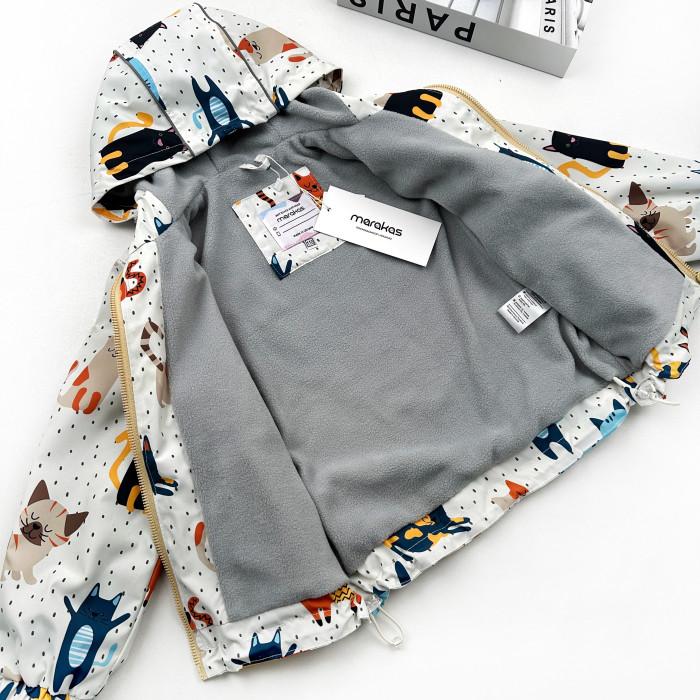 Marakas™ Вітрівка на мікрофлісі Коти