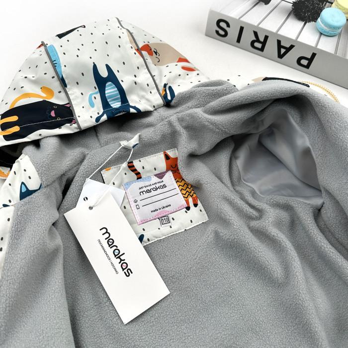 Marakas™ Вітрівка на мікрофлісі Коти