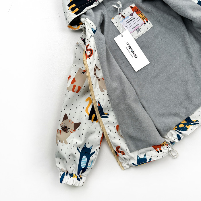 Marakas™ Вітрівка на мікрофлісі Коти