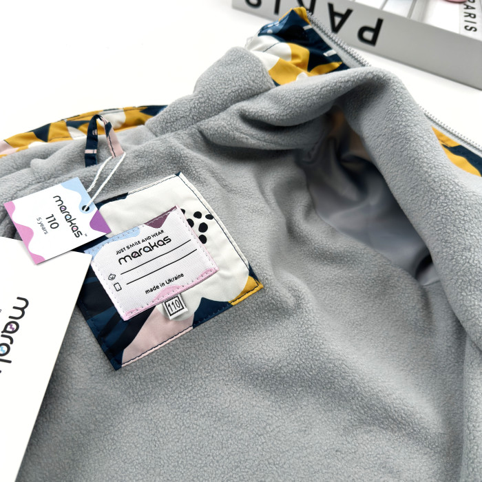 Marakas™ Вітрівка на мікрофлісі Квіти