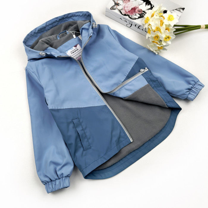 Marakas™ Вітрівка на мікрофлісі блакитно-джинсова