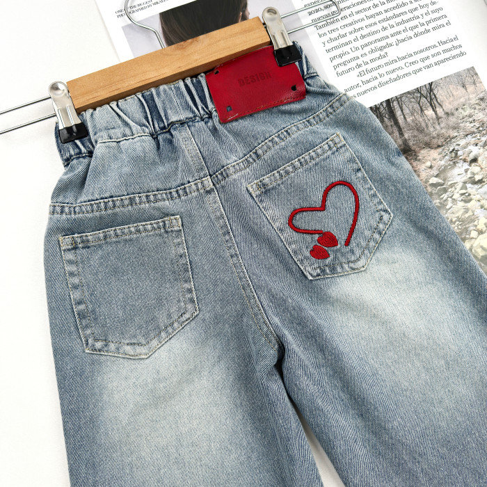 Джинсы Сердца 