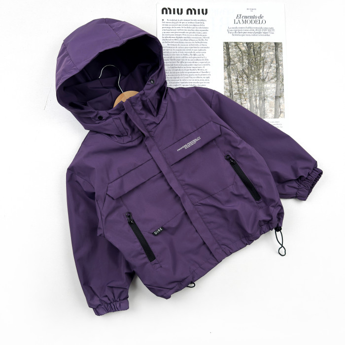 Ветровка на вискозе DIRE фиолетовая