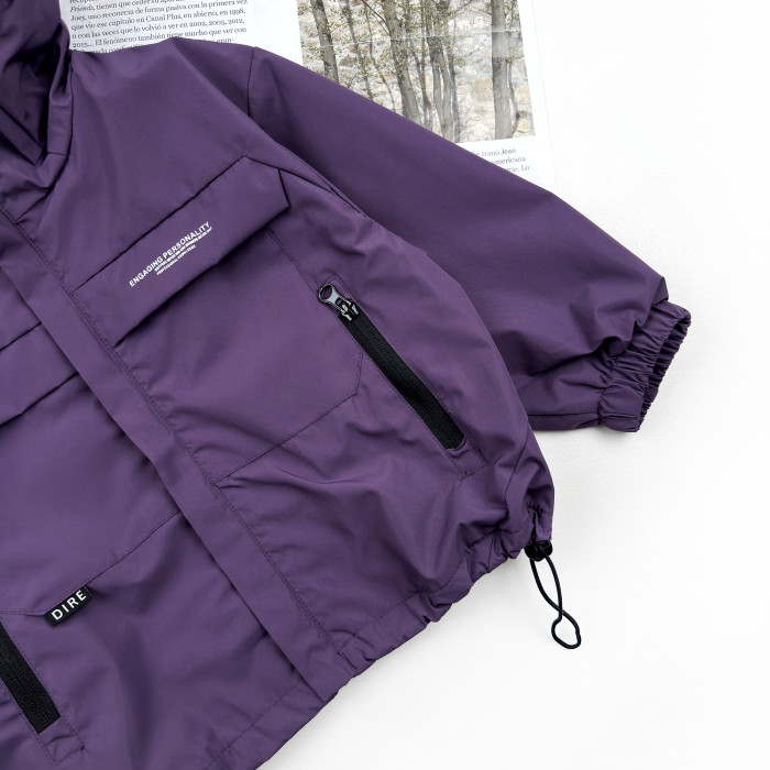 Ветровка на вискозе DIRE фиолетовая