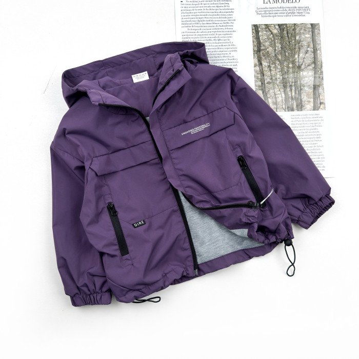Ветровка на вискозе DIRE фиолетовая