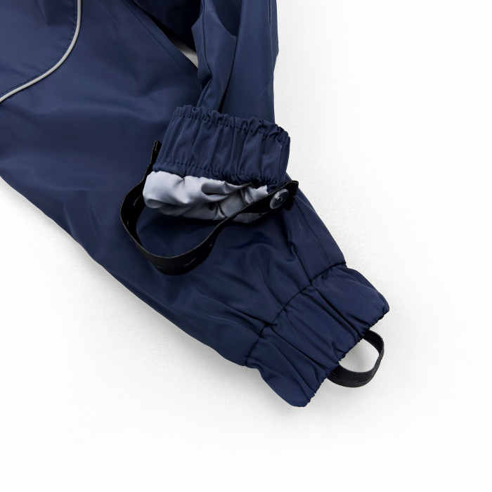 Штаны деми на нейлоне темно синие