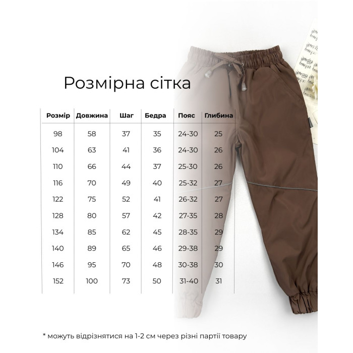 Штаны деми на нейлоне кемел