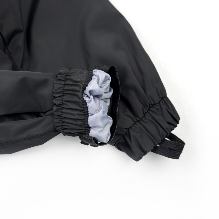 Штаны деми на нейлоне черные