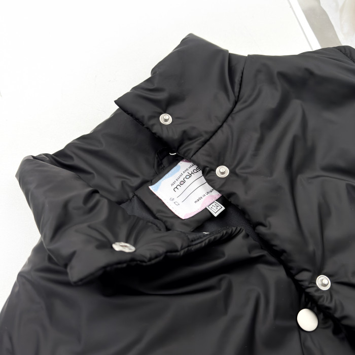 Жилетка удлиненная с кулиской черная