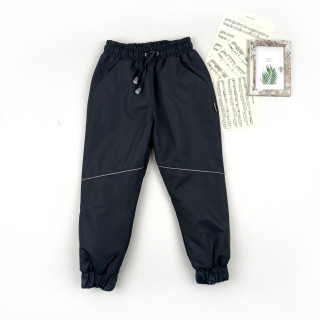 Штаны на мембране, полностью утепленные микрофлисом графитовые