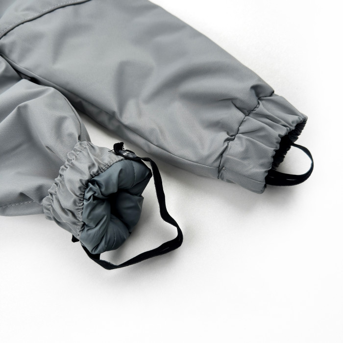 Штаны на мембране, полностью утепленные микрофлисом светло серые