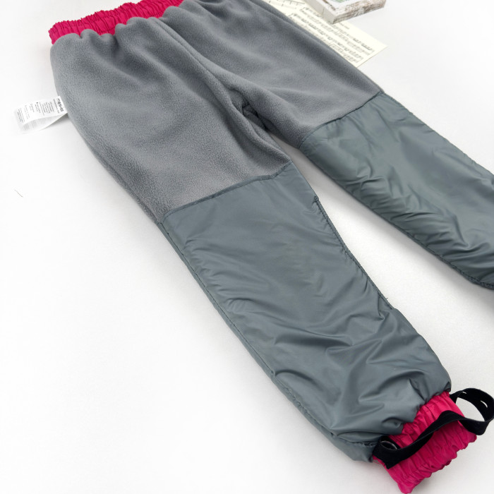 Штаны на мембране, полностью утепленные микрофлисом малиновые