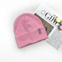 Шапка Marakas рубчик з відворотом зефір