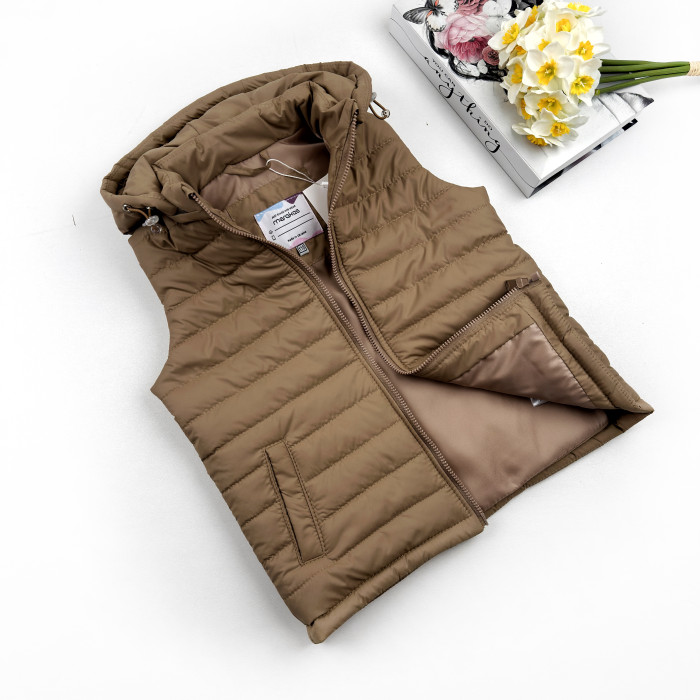 Marakas™ Жилетка на нейлоні з капюшоном кемел