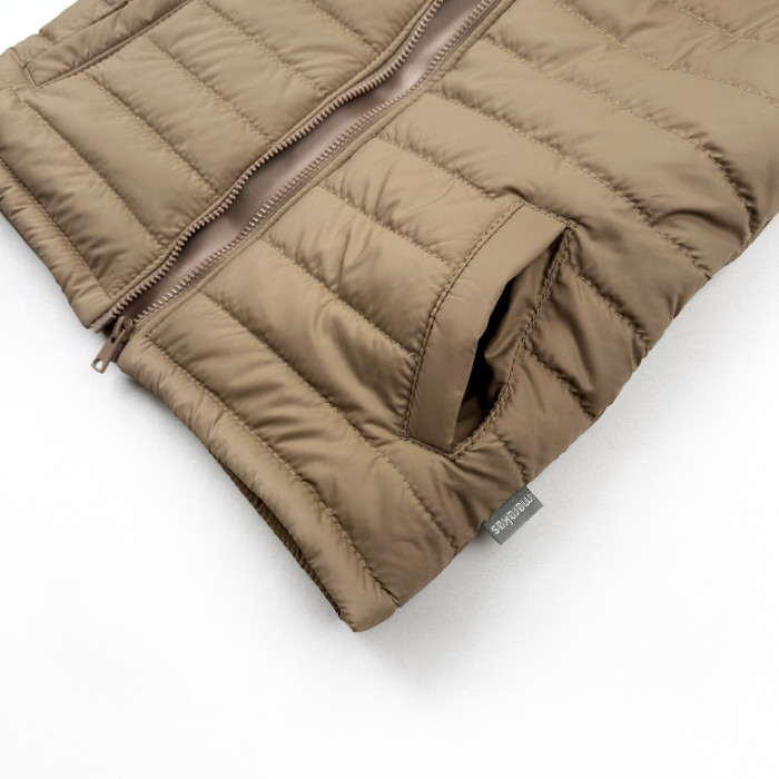 Marakas™ Жилетка на нейлоні з капюшоном кемел