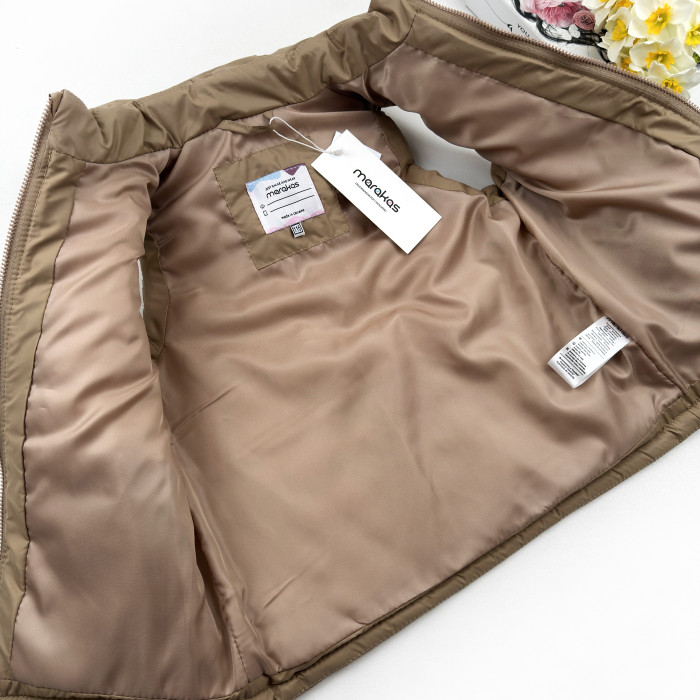 Marakas™ Жилетка на нейлоні з капюшоном кемел