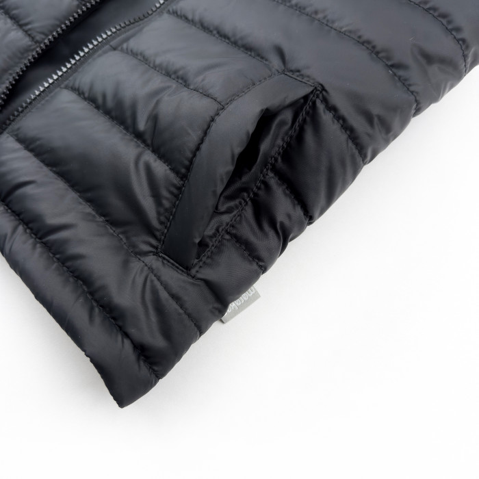 Marakas™ Жилетка на нейлоні з капюшоном чорна