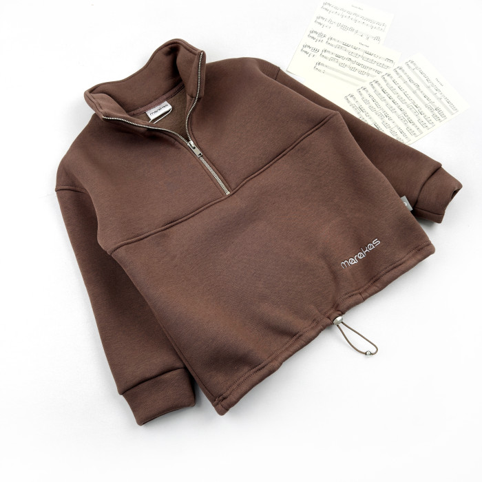 Marakas™ Кофта спортивна на футері Marakas мокко