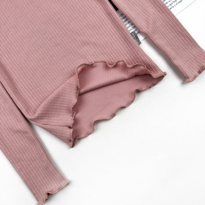 Водолазка Marakas рожевий рубчик