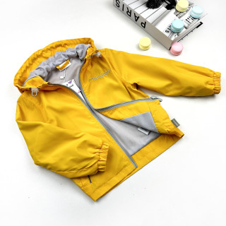 Ветровка реглан на вискозе желтая