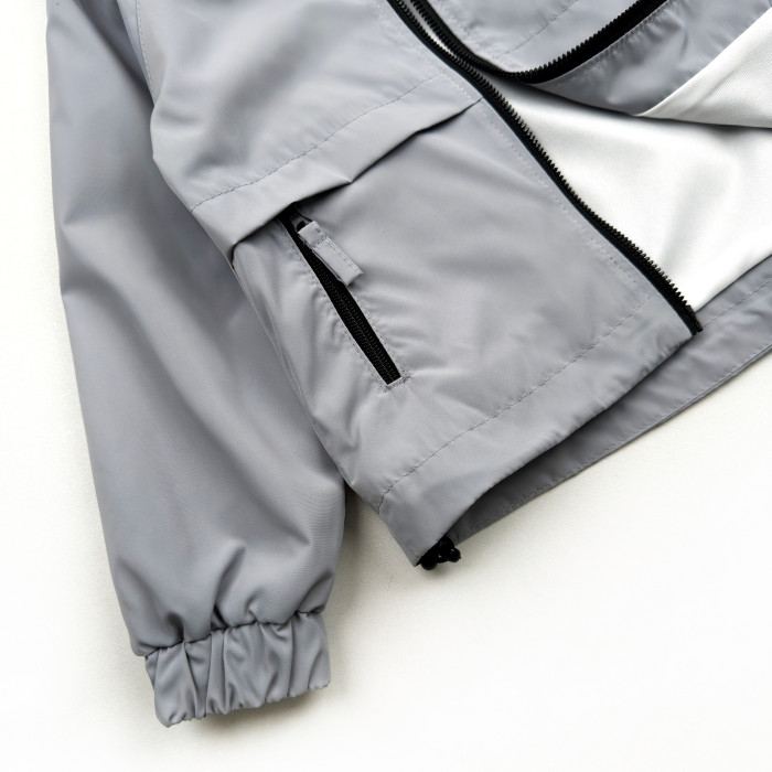 Marakas™ Вітрівка реглан на віскозі сіра