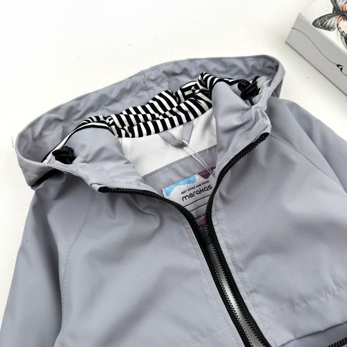 Marakas™ Вітрівка реглан на віскозі сіра