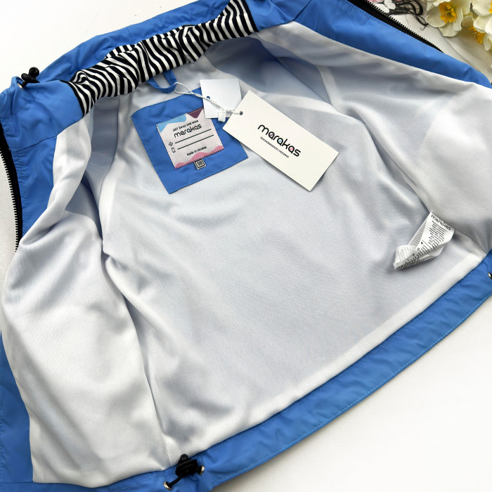 Marakas™ Вітрівка реглан на віскозі блакитна