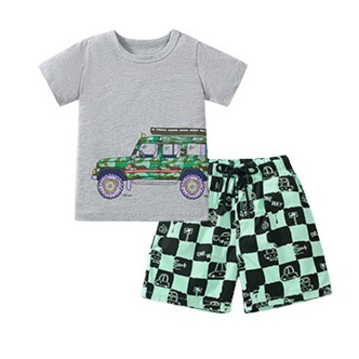 Комплект футболки та шорти Машинки