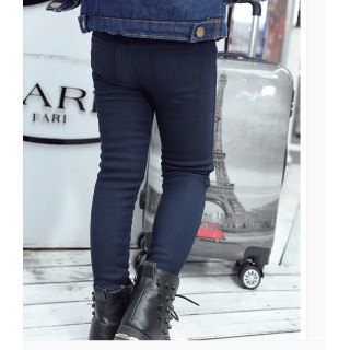 Штани стрейч темно сині