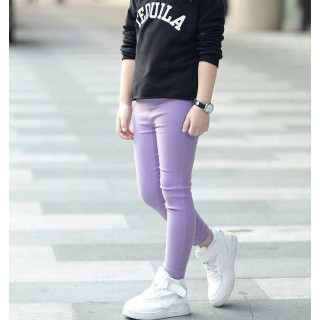 Штани стрейч фіолетові