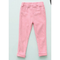 Штани стрейч рожеві