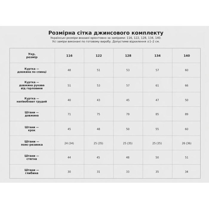 Джинсовий костюм WELL STUDION